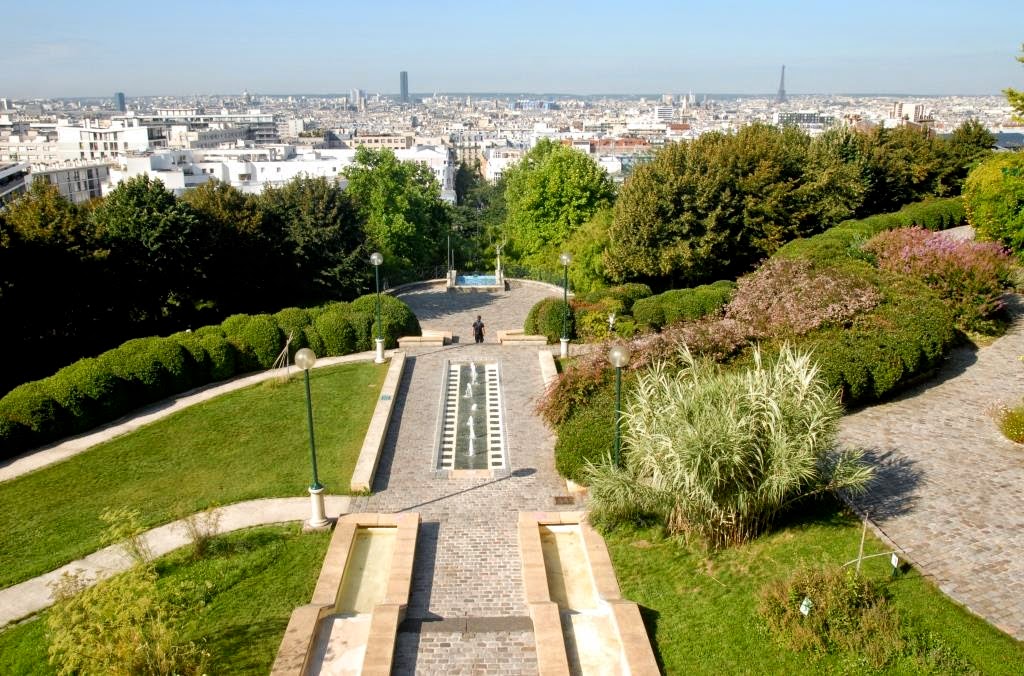 belleville panorama parc de belleville parijs, mooiste panorama over parijs