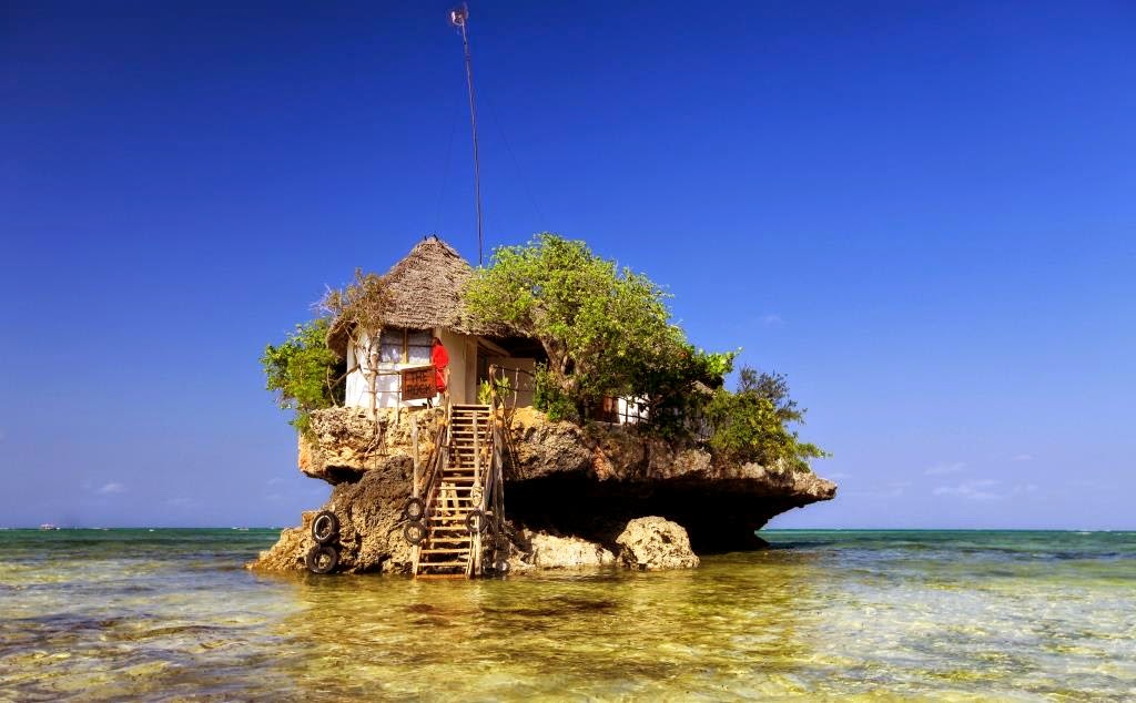 the rock restaurant zanzibar