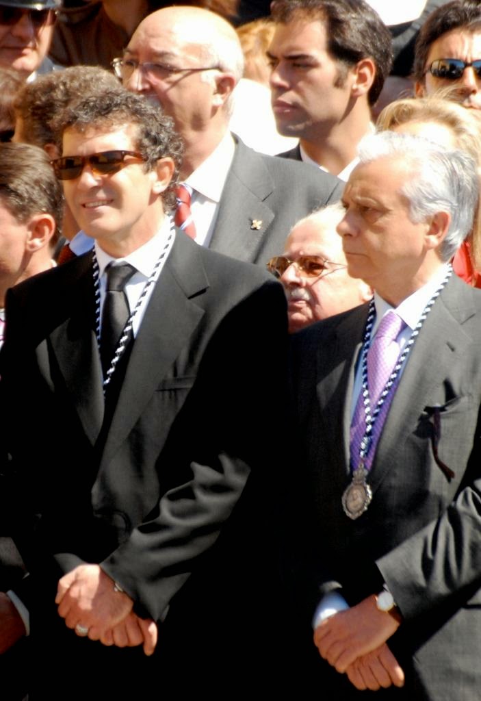 processies, Semana Santa, Goede Week, Malaga, Spanje, gast Antonio Banderas, spectaculaire praalwagens, indrukwekkende tronen, Mariabeelden, Jezusbeelden, Malaga evenement in april, optochten met heiligen beelden, nazareno's, broederschappen, Maria-en Christustronen, La Virgin de la Esperanza, El Cristo de Mena