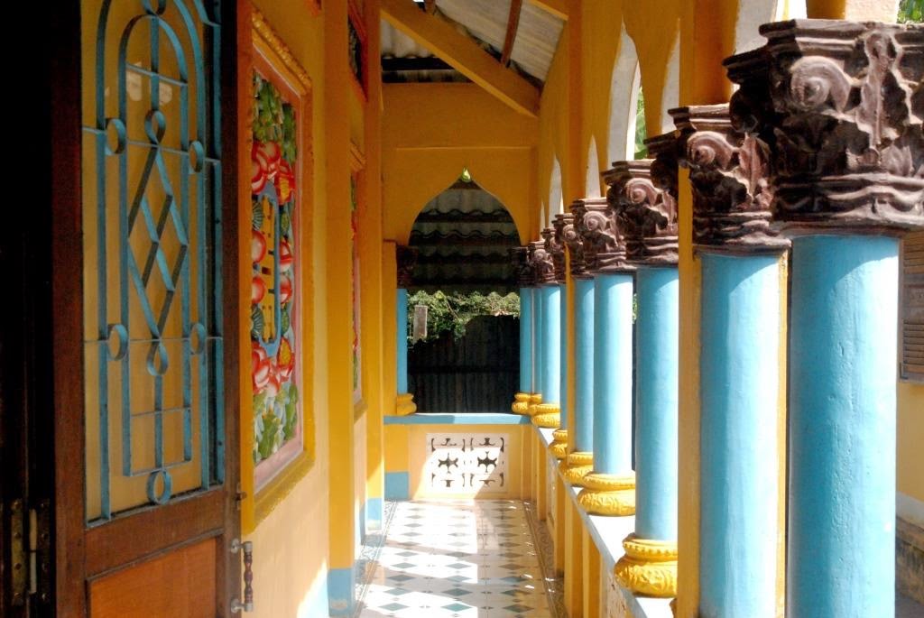 cao dai tempel vietnam, zuiden vietnam