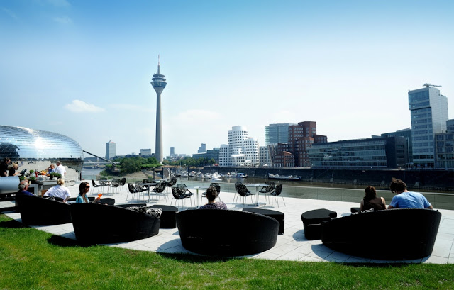 Medienhafen dusseldorf, architectuur dusseldorf, citytrip dusseldorf