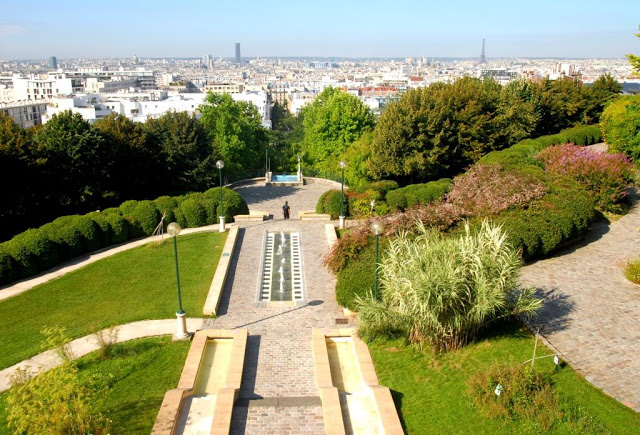 parc de belleville, parijse parken, mooiste panorama over parijs