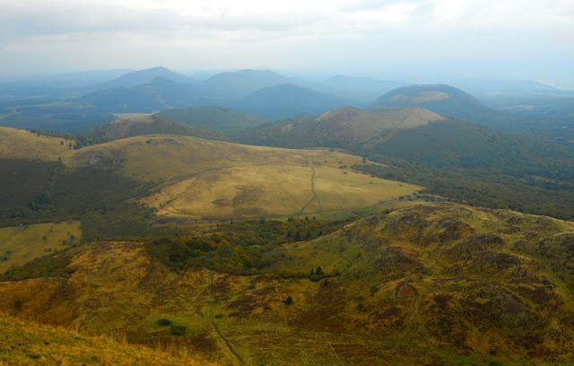 Auvergne, Puy de Dôme, vulkanen, grootste vulkanendichtheid ter wereld, vulkanen in Frankrijk