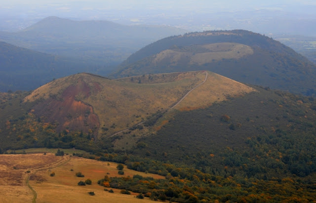 Auvergne, Puy de Dôme, vulkanen, grootste vulkanendichtheid ter wereld, vulkanen in Frankrijk