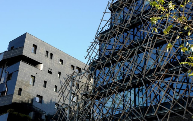 bnf tolbiac, architectuur parijs, Francis Soler, Frédéric Borel, Norman Foster, architectuurwandeling in het 13e arrondissement parijs, ZAC rive gauche