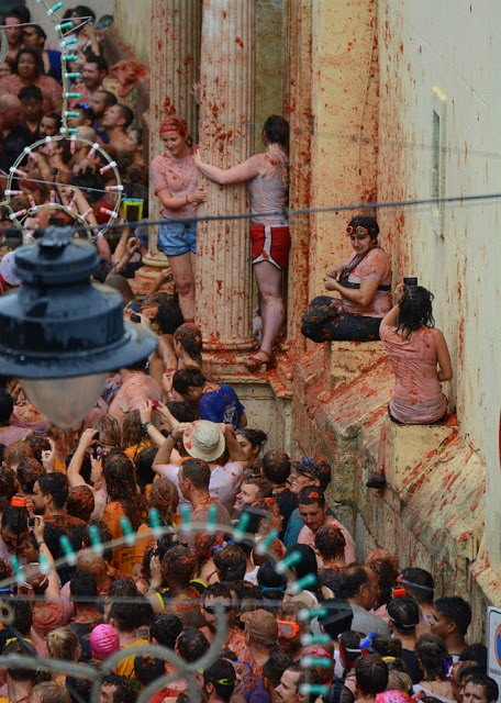 valencia, la tomatina, tomatenfestival spanje, tomatengevecht