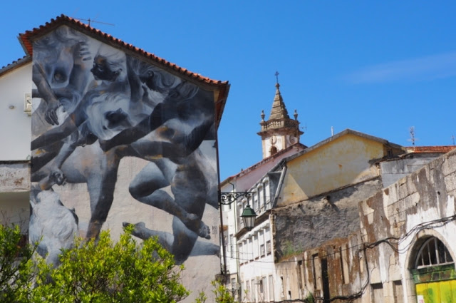 covilha, portugal, street art, textielfabrieken portugal, wool, wol, kantklossen, wool festival, 