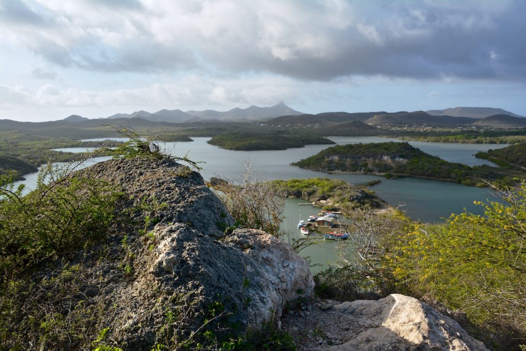 mooi landschap, meer, eilandjes, natuurwandeling, Curaçao