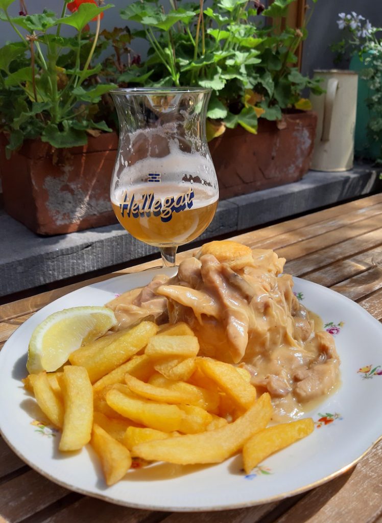 lunch, In de Root, Noeveren, eerlijke kost, vol au vent, Hellegat Tripel, bier