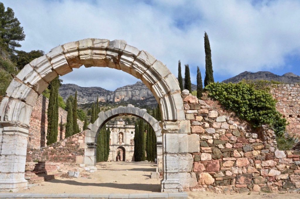 Kartuizerklooster, Santa Maria de Escaladei, Sierra del Montsant, Priorat, klooster, Catalunya, Catalonië