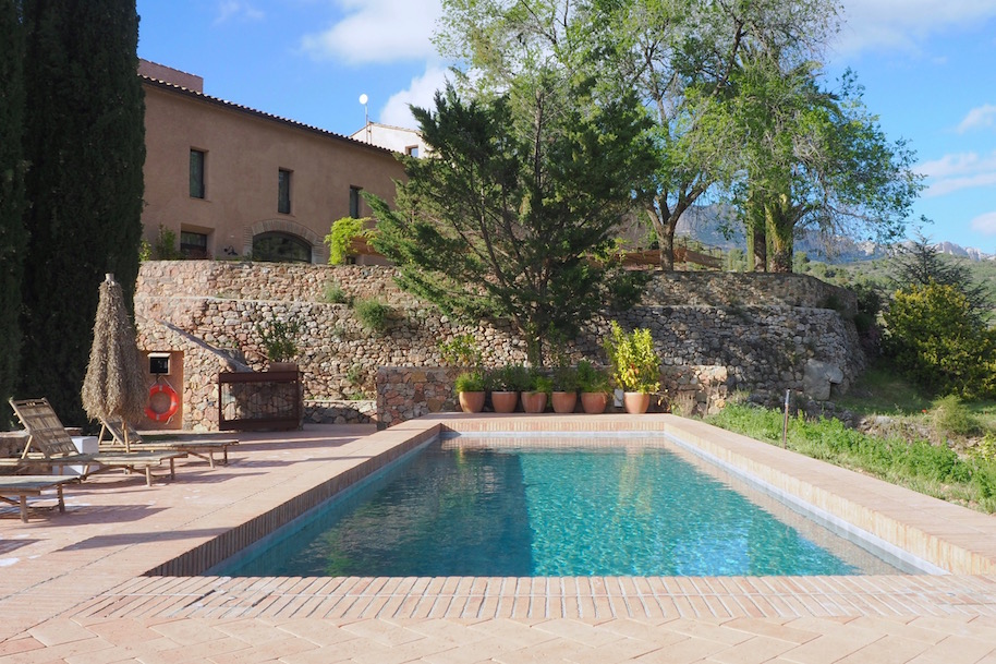 Swimming pool, Zwembad, hotel & winery, Catalunya, Catalonië, Terra Dominicata hotel & winery, Priorat, Sierra de Montsant