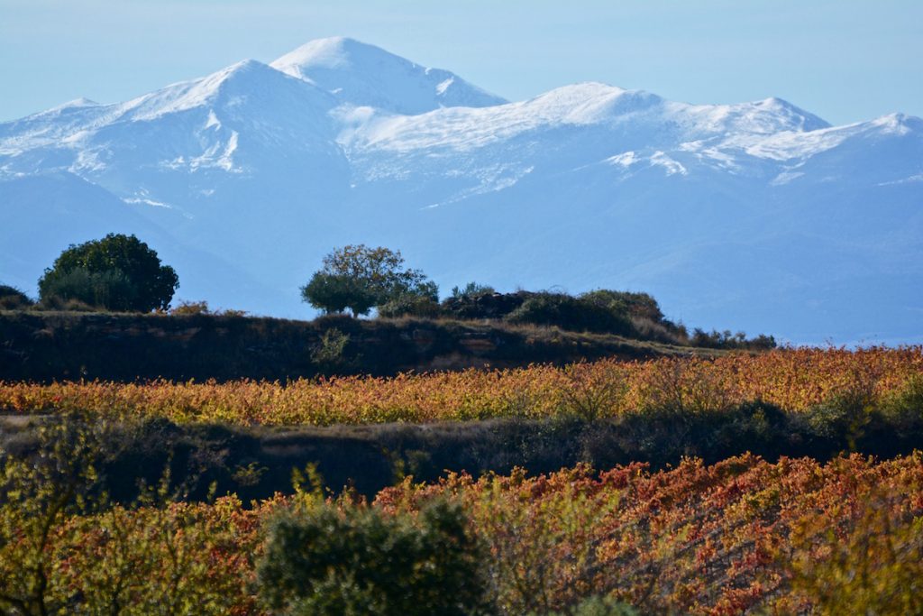 Rioja streek, Spanje, herfst, bergen, wijngaarden, wijnstreek, Spanje