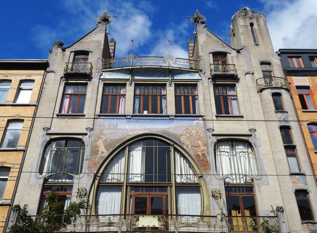 liberaal volkshuis antwerpen, art nouveau