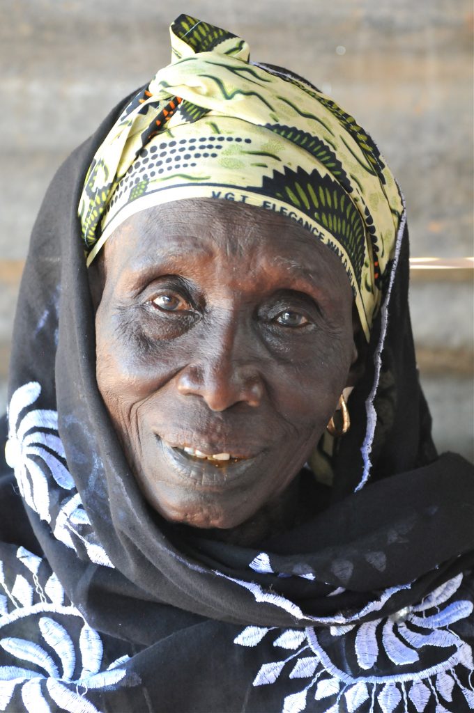 Female African chief, girl power, Gambian woman, old lady, chief of Juffureh and Albreda, The Gambia, Kunta Kinteh, Roots, Alex haley