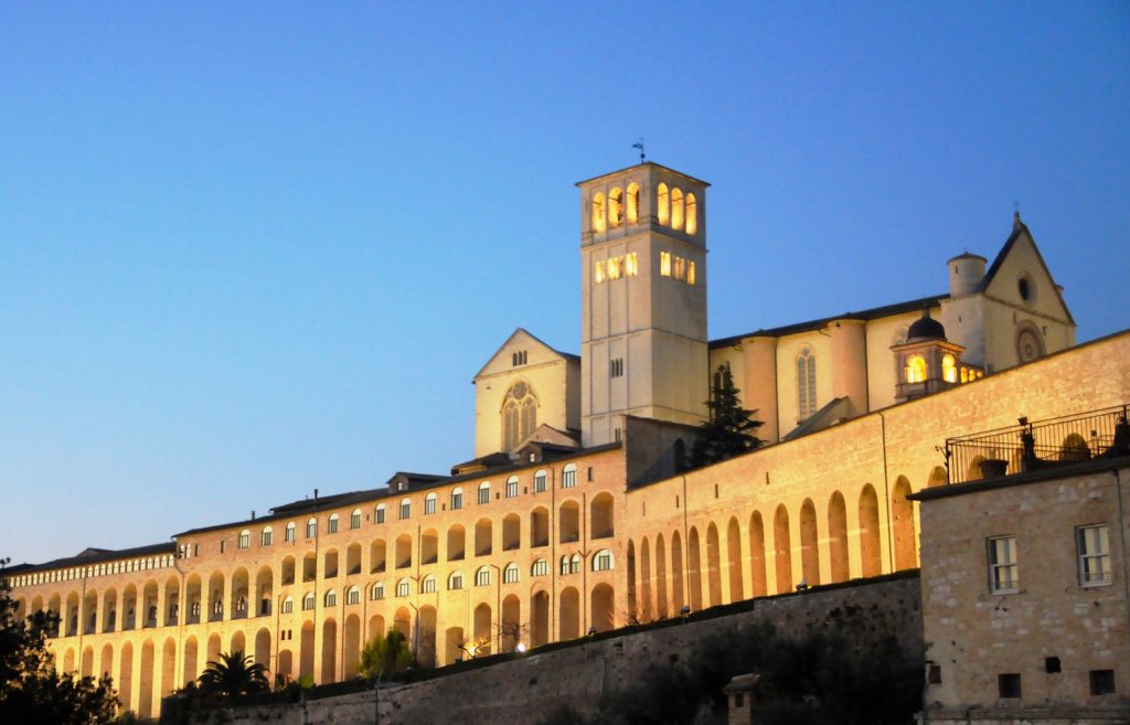 St. Assisi basiliek, Assisi, Unesco Werelderfgoed, frescos van Giotto