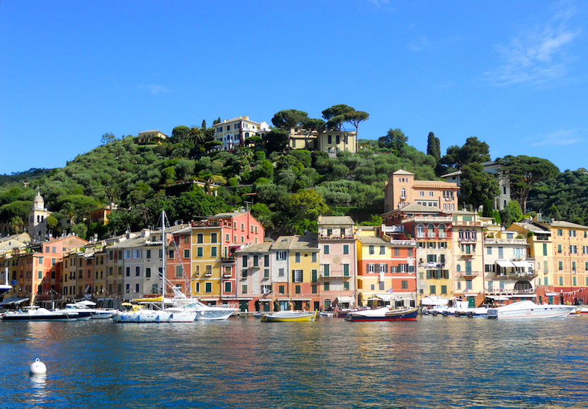 Portofino, jachthaven, le beau monde, Italiaanse Bloemenrivièra, Italië, mondain stadje