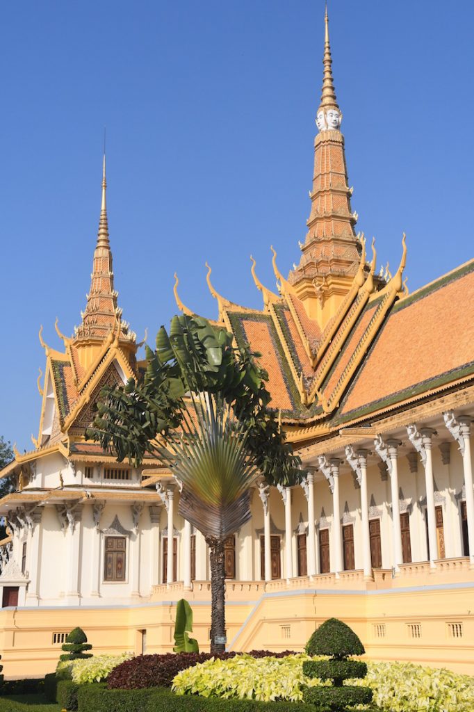 Koninklijk Paleis, Koning Norodom I, 1866, Moderne Khmerarchitectuur, Phnom Penh, Cambodja